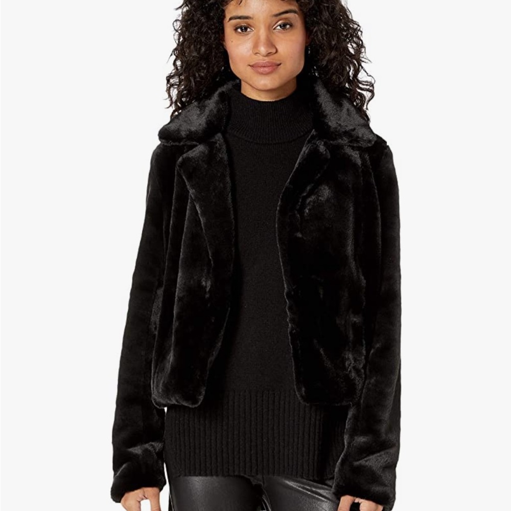 Blank NYC faux fur jacket